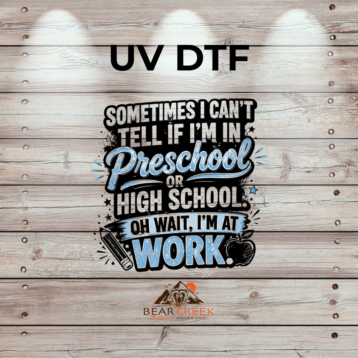 September 25th - Live Sale - 5" UVDTF #53