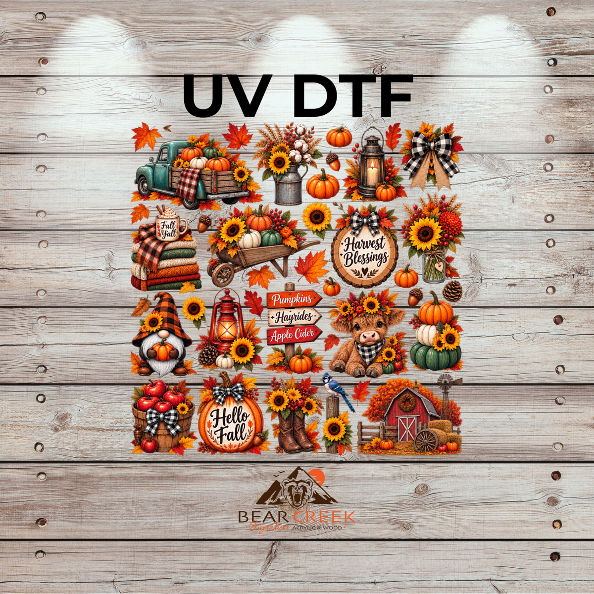 September 25th - Live Sale - 10" UVDTF ELEMENT SHEET #63
