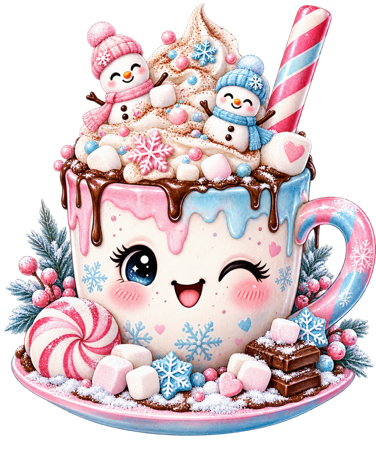 1.75" UVDTF - Happy Cocoa