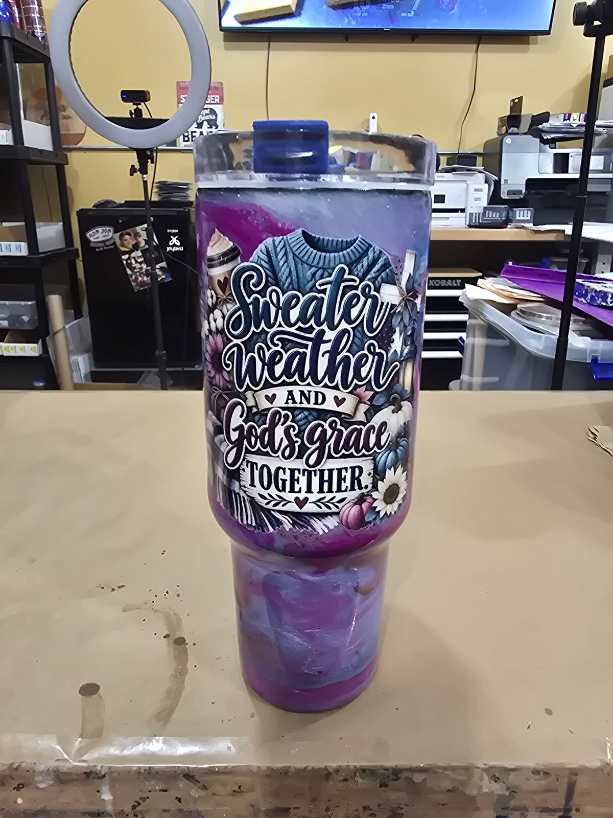 September 27th - Live - 40 oz Traveler Tumbler #58 Woody