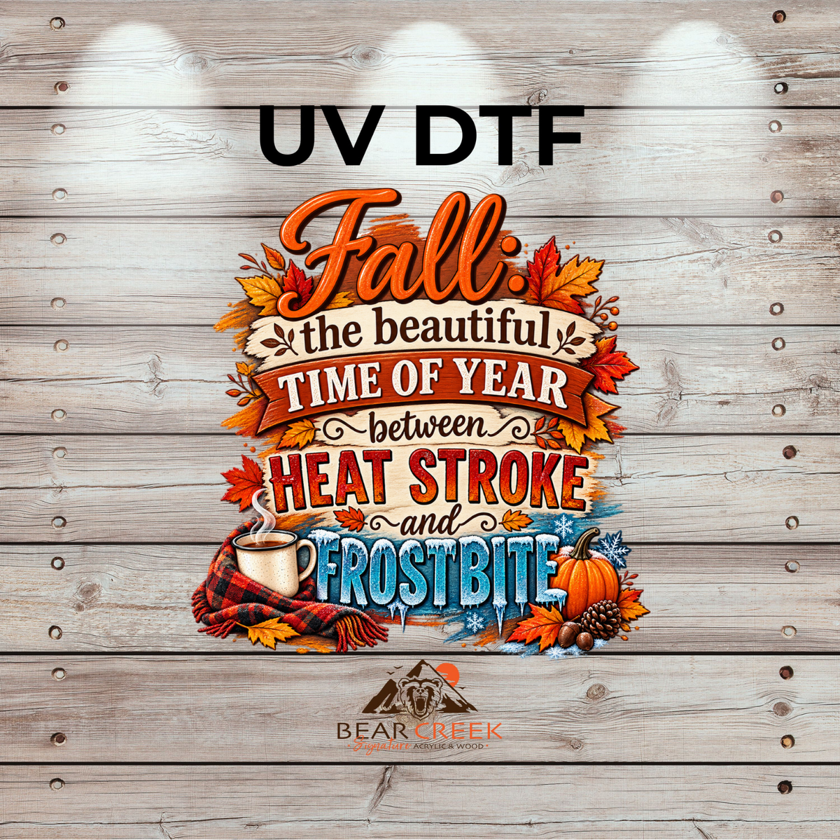 September 25th - Live Sale - 5" UVDTF #2