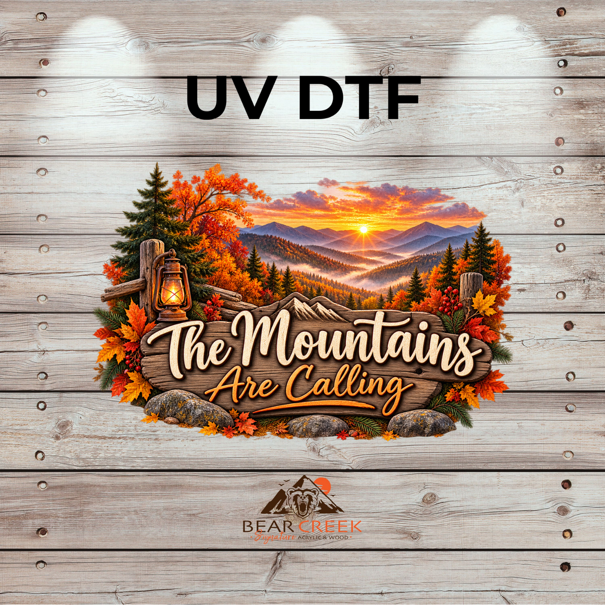 September 25th - Live Sale - 5" UVDTF #72