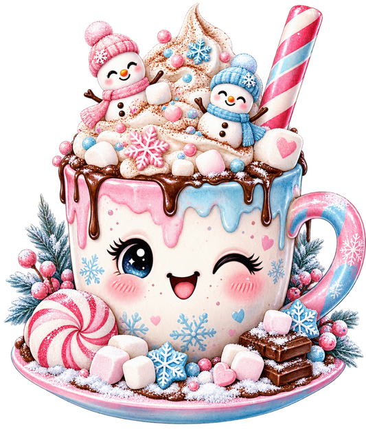 1.75" UVDTF - Happy Cocoa