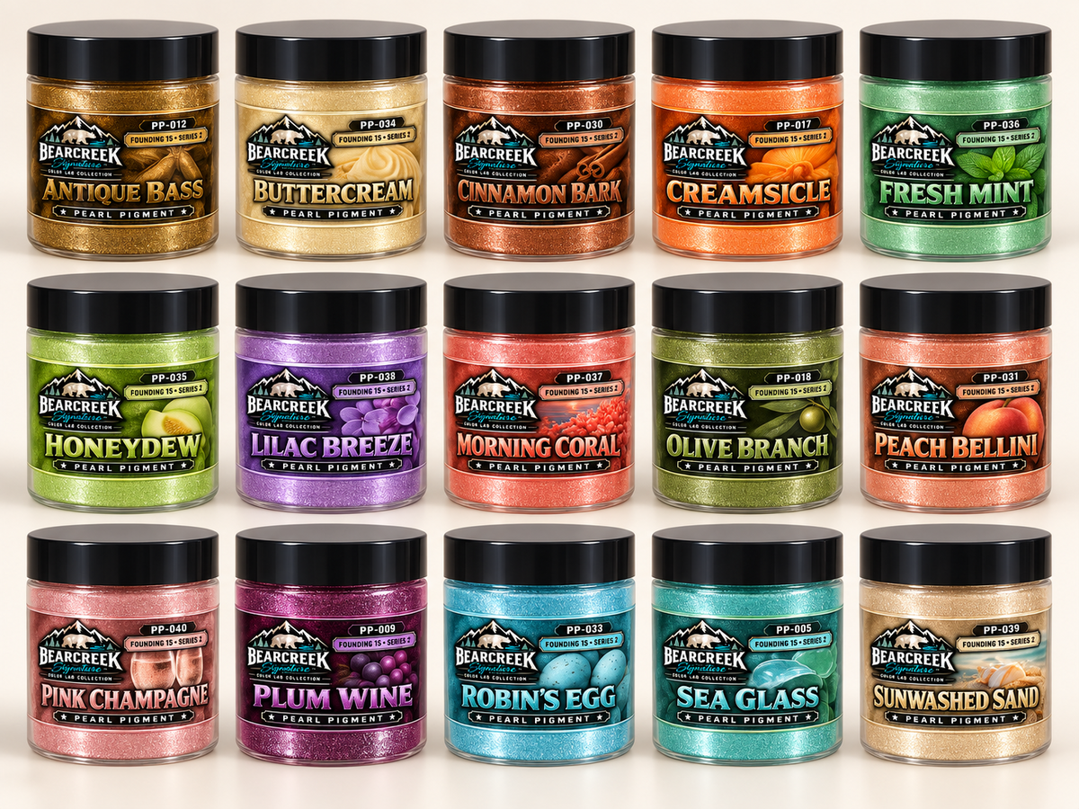 September 27th - Live Sales Event - 15-Pack Founding Fifteen Series 2 Pearl Pigment Powders #44 Leeva, Snizz, JBL, Belinda H, Naomi, Belinda C, Lisa H, Peabody, Bags, Tristy, Dan, Michelle H, Susan, Angie, Kim Y, Sonya, Angie W, Dawn