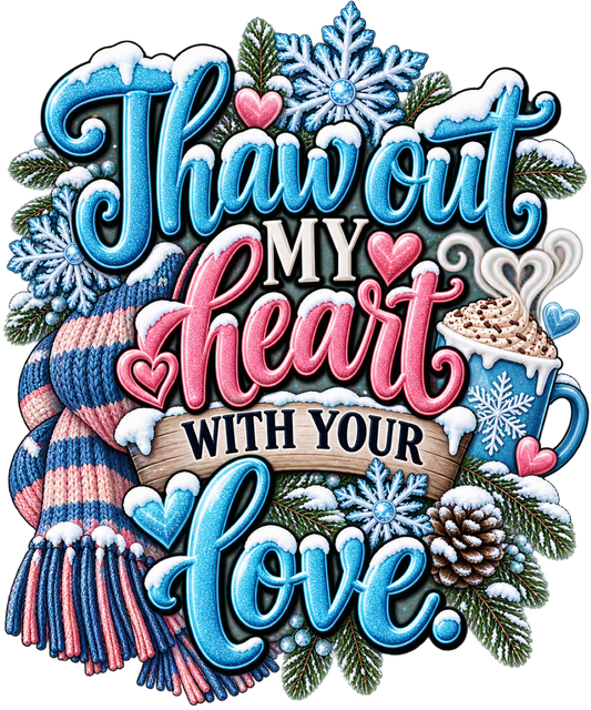 1.75" UVDTF -Thaw Out My Heart with your Love